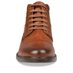 Bottines Rangers COGNAC Homme Motif Uni Lacets