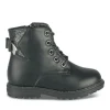 Bottines Rangers NOIR Fille Motif Paillettes Lacets