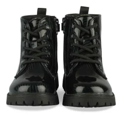 Bottines Rangers NOIR Fille Motif Iridescent Lacets