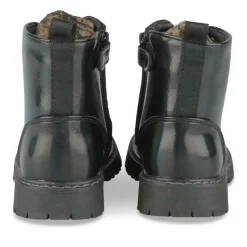 Bottines Rangers NOIR Fille Motif Iridescent Lacets