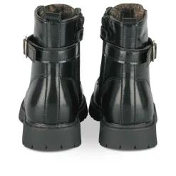 Bottines Rangers NOIR Fille Motif Iridescent Lacets