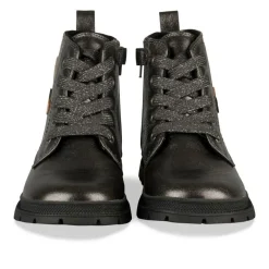 Bottines Rangers PEWTER Fille Motif Coeurs Lacets