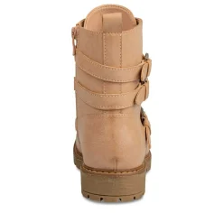 Bottines Rangers ROSE Fille Motif Uni Lacets
