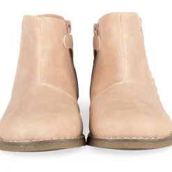 Bottines ROSE Fille Motif Paillettes Fermeture éclair