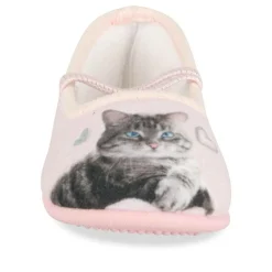 Chaussons Ballerine ROSE Fille Motif Animal Elastique
