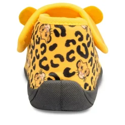 Chaussons Bottine JAUNE Garçon Motif Animal Scratch