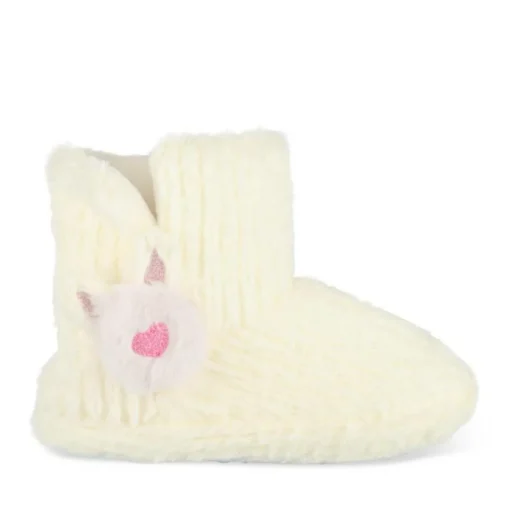 Chaussons Bottines BEIGE LOVELY SKULL