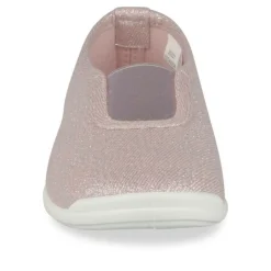 Chaussons De Gym ROSE Fille Motif Uni A Enfiler