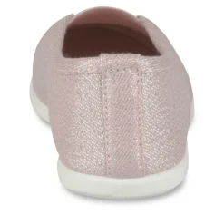 Chaussons De Gym ROSE Fille Motif Uni A Enfiler