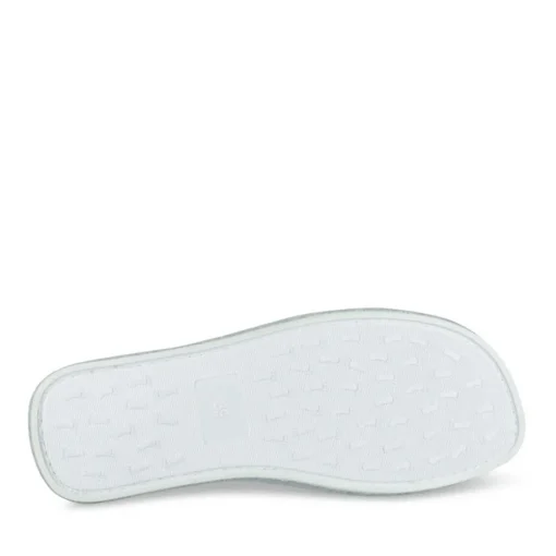 Chaussons GRIS Femme Motif A Pois A Enfiler