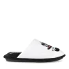 Chaussons GRIS Homme Motif Uni A Enfiler