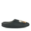 Chaussons GRIS Homme Motif Uni A Enfiler