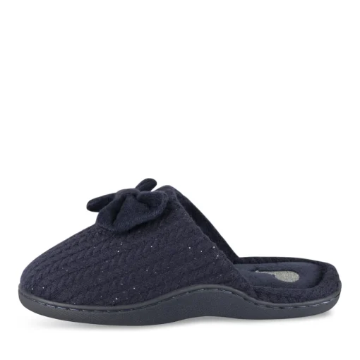 Chaussons MARINE Femme Motif Uni A Enfiler