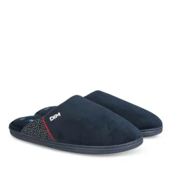 Chaussons MARINE Homme Motif Uni A Enfiler