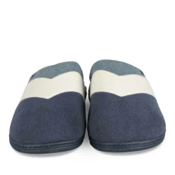 Chaussons MARINE Homme Motif Uni A Enfiler