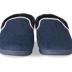 Chaussons MARINE Homme Motif Uni A Enfiler