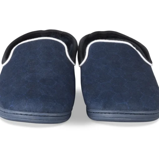 Chaussons MARINE Homme Motif Uni A Enfiler
