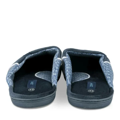 Chaussons MARINE Homme Motif Uni A Enfiler