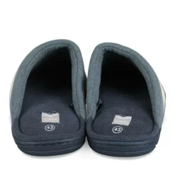 Chaussons MARINE Homme Motif Uni A Enfiler
