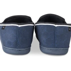 Chaussons MARINE Homme Motif Uni A Enfiler