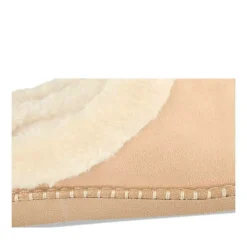 Chaussons MARRON Femme Motif Uni A Enfiler