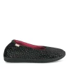 Chaussons NOIR Femme Motif Uni A Enfiler