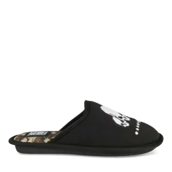 Chaussons NOIR Garçon Motif Uni A Enfiler