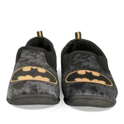 Chaussons NOIR Garçon Motif Uni A Enfiler