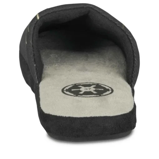 Chaussons NOIR Garçon Motif Uni A Enfiler