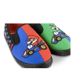 Chaussons NOIR Garçon Motif Uni A Enfiler