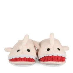 Chaussons Peluche Requin ROSE LOVELY SKULL