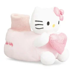 Chaussons Peluche ROSE HELLO KITTY