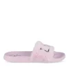 Chaussons ROSE Femme Motif Uni A Enfiler