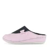 Chaussons ROSE Femme Motif Uni A Enfiler