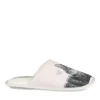 Chaussons ROSE Femme Motif Uni A Enfiler