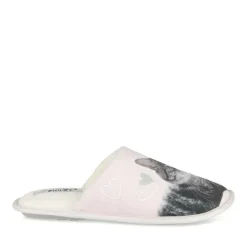Chaussons ROSE Femme Motif Uni A Enfiler