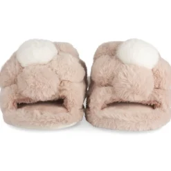 Chaussons ROSE Femme Motif Uni A Enfiler