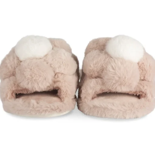 Chaussons ROSE Femme Motif Uni A Enfiler