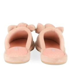 Chaussons ROSE Femme Motif Uni A Enfiler
