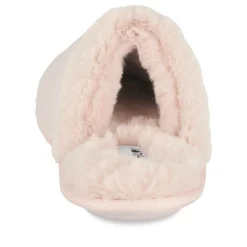 Chaussons ROSE Femme Motif Uni A Enfiler