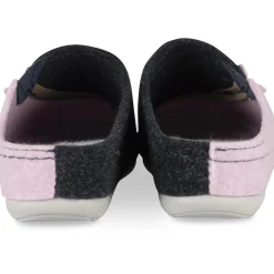 Chaussons ROSE Femme Motif Uni A Enfiler