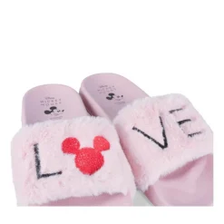 Chaussons ROSE Femme Motif Uni A Enfiler