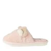 Chaussons ROSE Fille Motif Uni A Enfiler