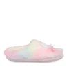 Chaussons ROSE Fille Motif Fausse Fourrure