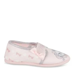 Chaussons ROSE Fille Motif Uni Elastique