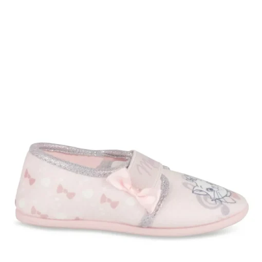 Chaussons ROSE Fille Motif Uni Elastique