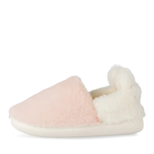 Chaussons ROSE Fille Motif Uni A Enfiler