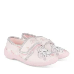 Chaussons ROSE Fille Motif Uni Scratch