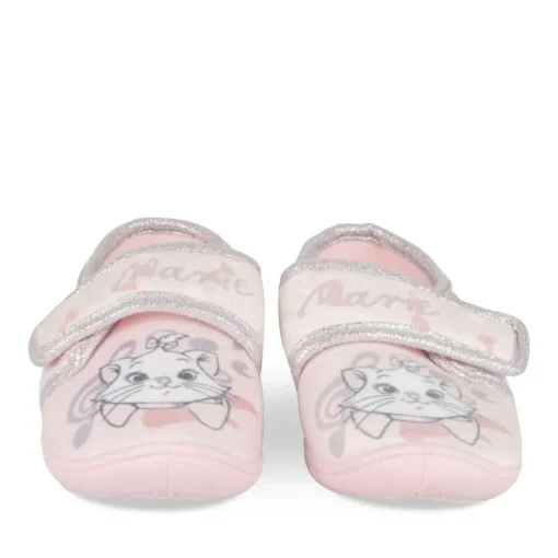 Chaussons ROSE Fille Motif Uni Scratch