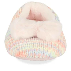 Chaussons ROSE Fille Motif Uni A Enfiler